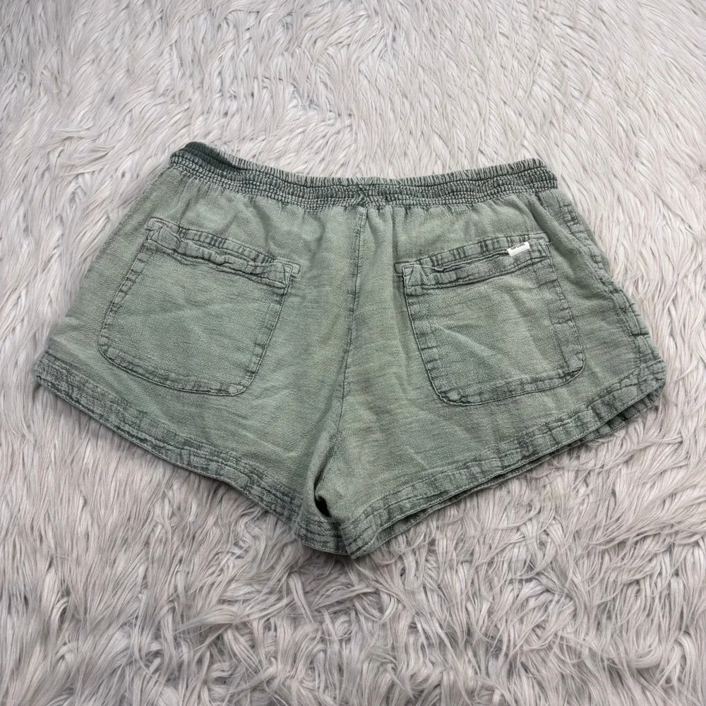 Rip Curl Women's S Mineral Green Pull On Shorts Beach Boho Resort